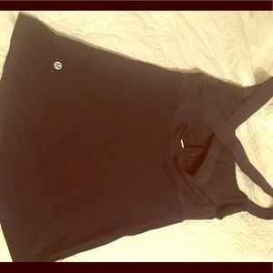 lululemon cross back running or yoga top
